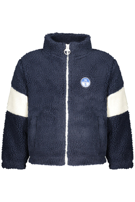NORTH SAILS KINDER-SWEATSHIRT IN BLAUEM ZIP-UP-MODE