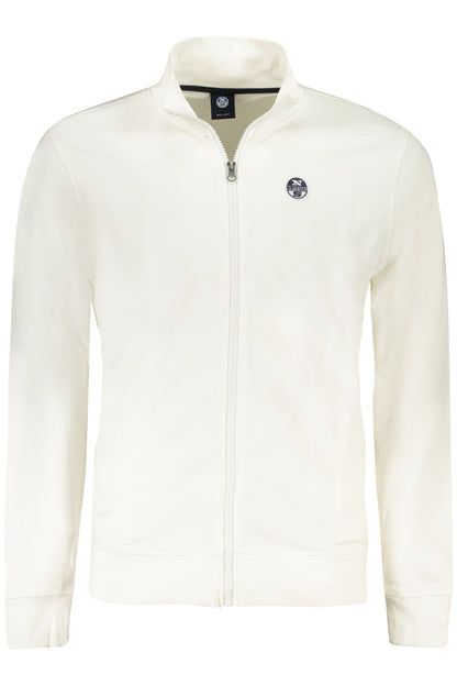 NORTH SAILS HERREN-SWEATSHIRT MIT REISSVERSCHLUSS WEISS