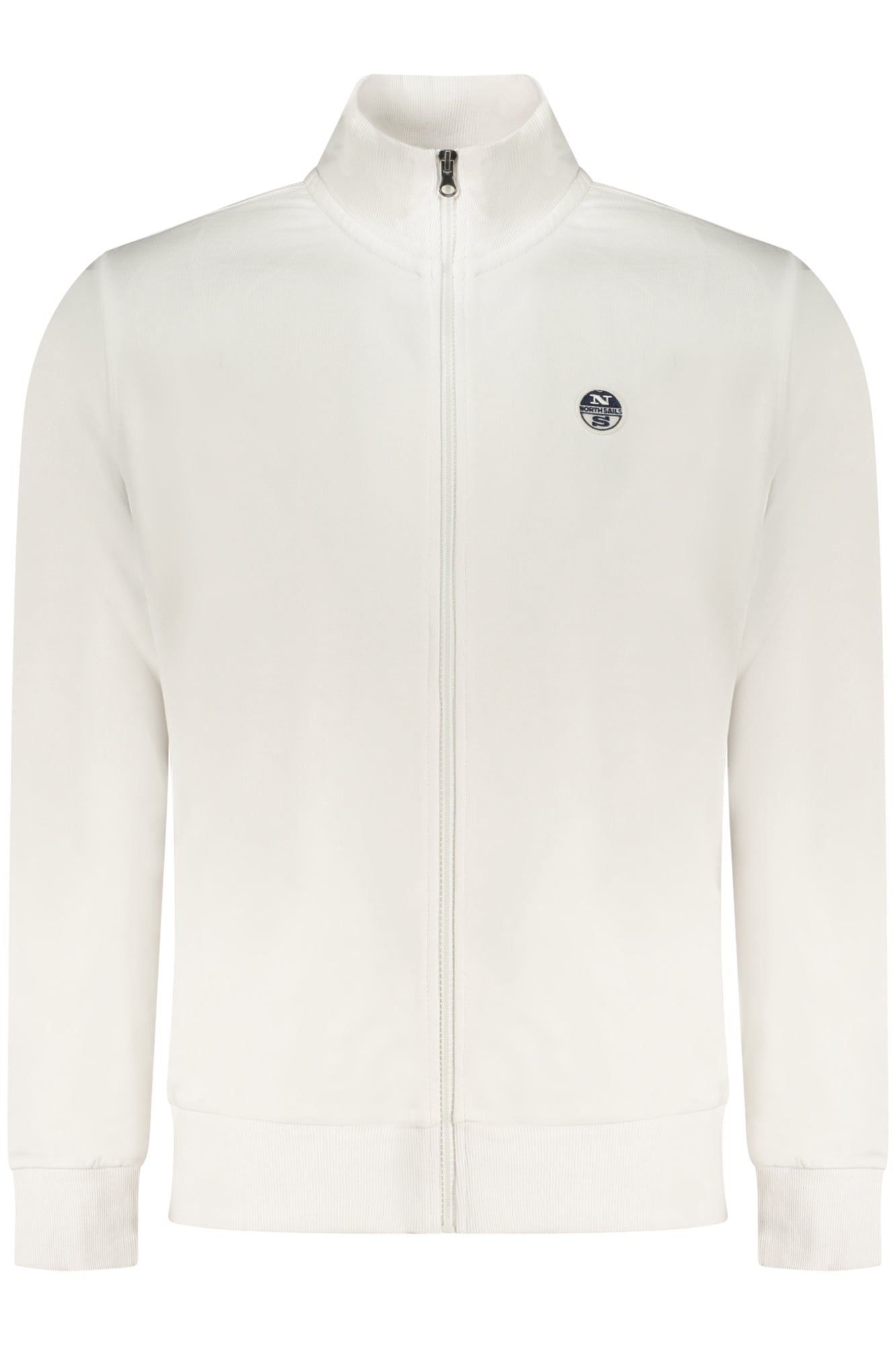 NORTH SAILS HERREN WEISSES SWEATSHIRT MIT REISSVERSCHLUSS