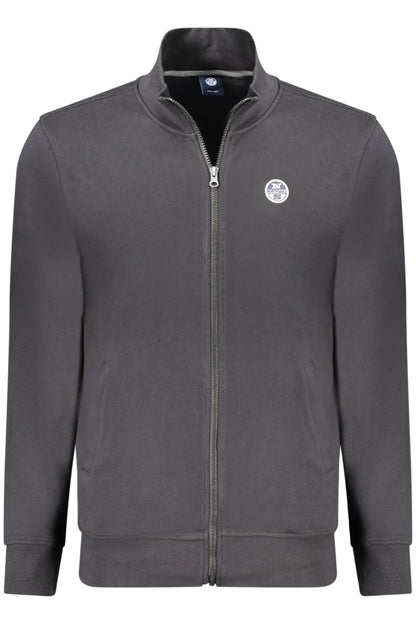 NORTH SAILS HERREN-SWEATSHIRT MIT REISSVERSCHLUSS SCHWARZ