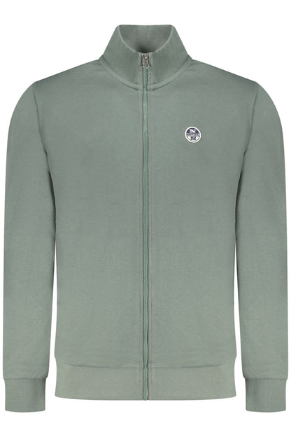 NORTH SAILS HERREN GRÜNES SWEATSHIRT MIT REISSVERSCHLUSS