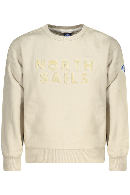 NORTH SAILS KINDER-SWEATSHIRT MIT REISSVERSCHLUSS, BEIGE