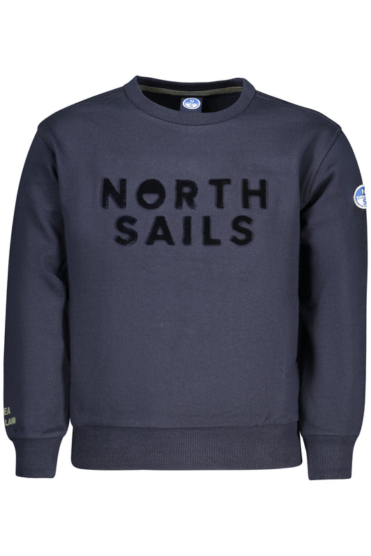 NORTH SAILS KINDER-SWEATSHIRT IN BLAUEM ZIP-UP-MODE