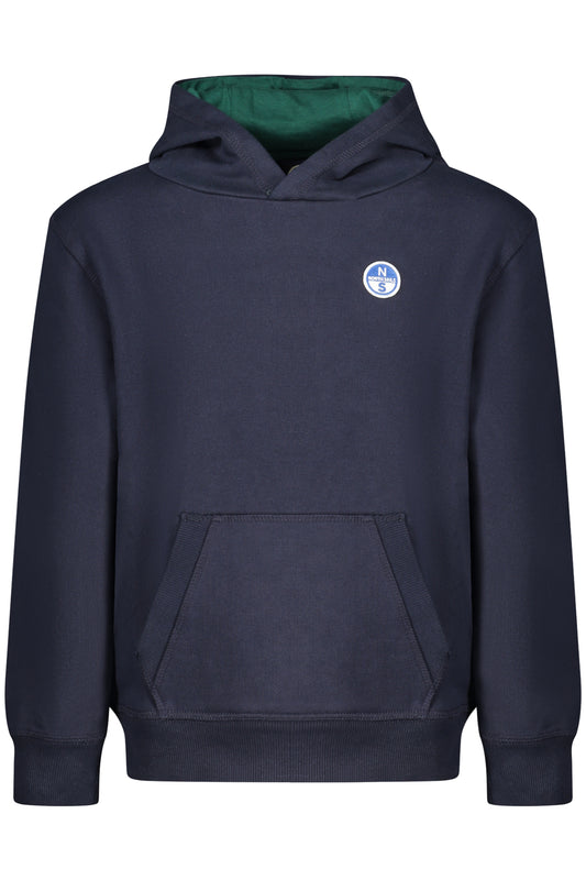 NORTH SAILS KINDER-SWEATSHIRT IN BLAUEM ZIP-UP-MODE