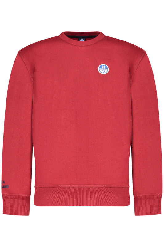 NORTH SAILS KINDER-SWEATSHIRT MIT REISSVERSCHLUSS, ROTES SHIRT