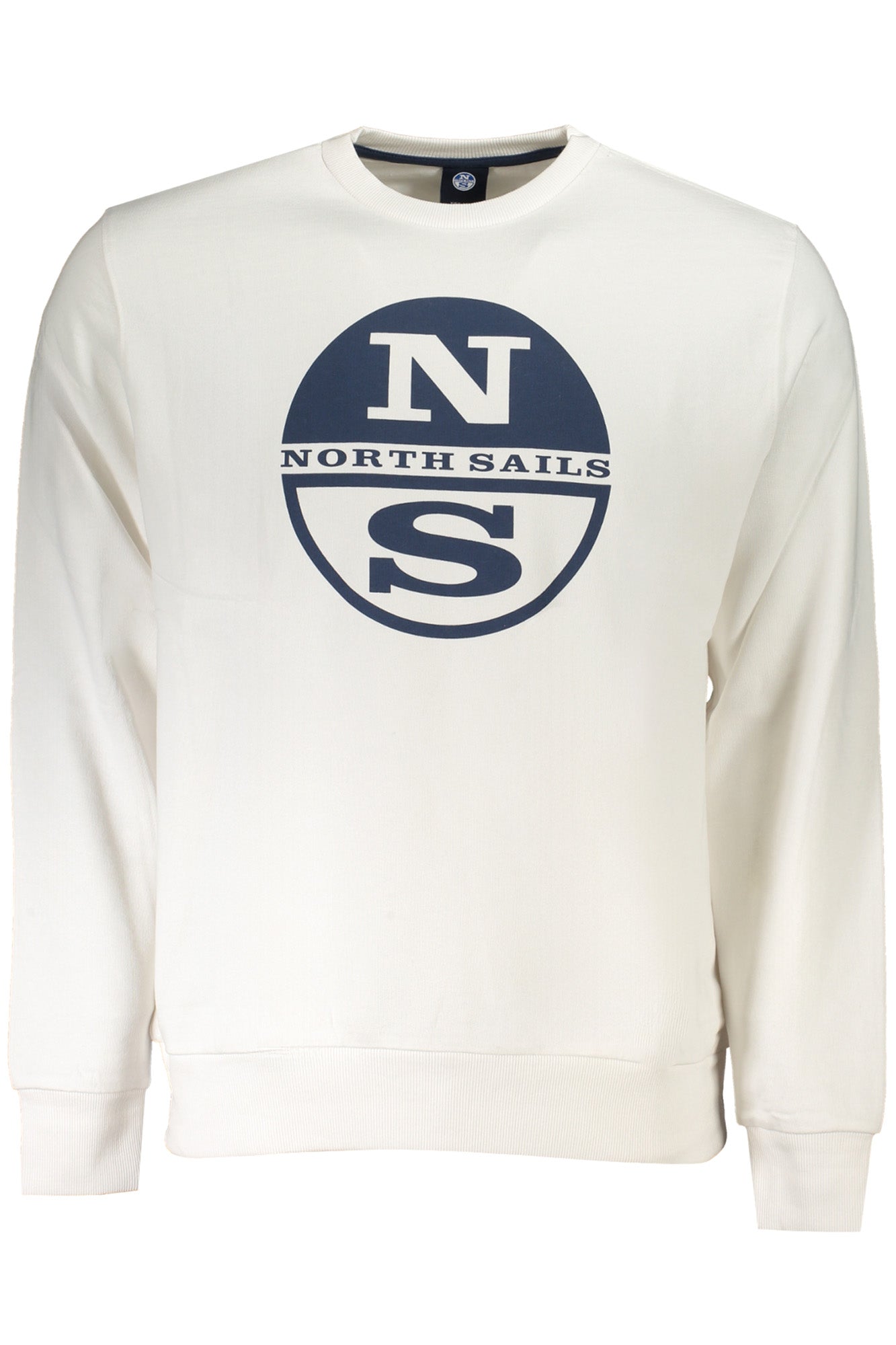 NORTH SAILS WEISSES SWEATSHIRT FÜR HERREN MIT REISSVERSCHLUSS
