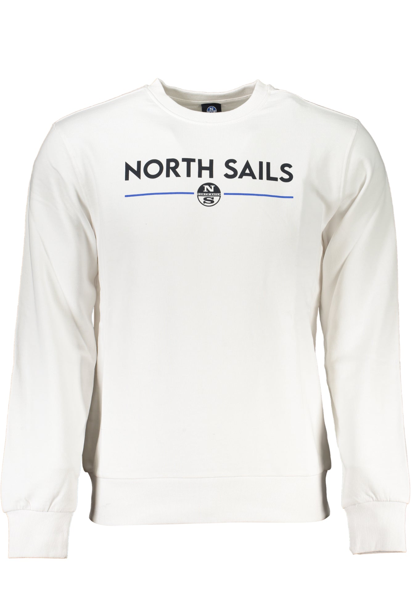 NORTH SAILS WEISSES SWEATSHIRT FÜR HERREN MIT REISSVERSCHLUSS