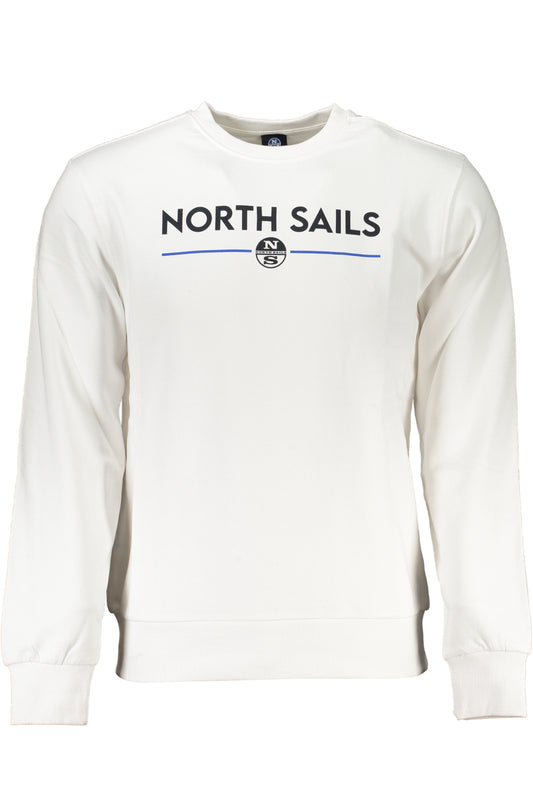 NORTH SAILS WEISSES SWEATSHIRT FÜR HERREN MIT REISSVERSCHLUSS