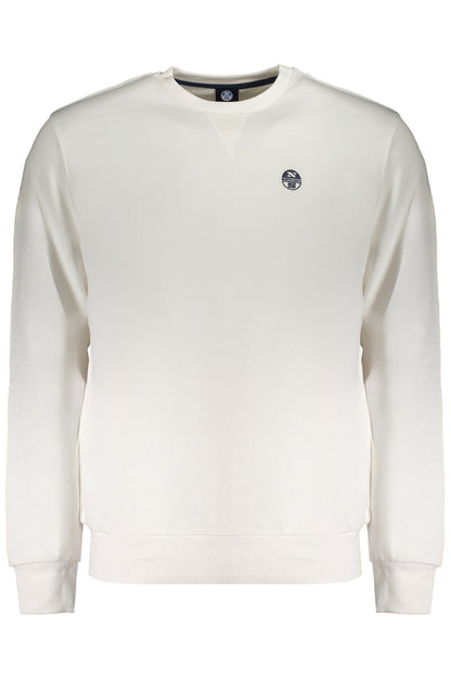 NORTH SAILS WEISSES SWEATSHIRT FÜR HERREN MIT REISSVERSCHLUSS