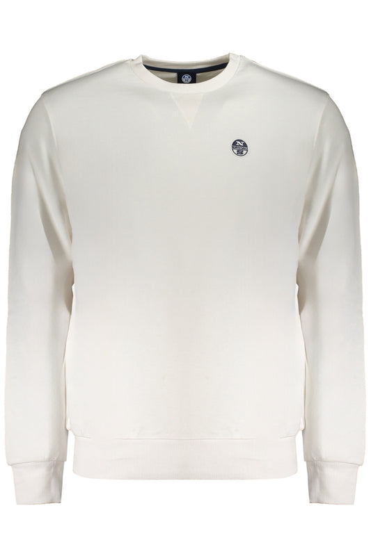 NORTH SAILS WEISSES SWEATSHIRT FÜR HERREN MIT REISSVERSCHLUSS