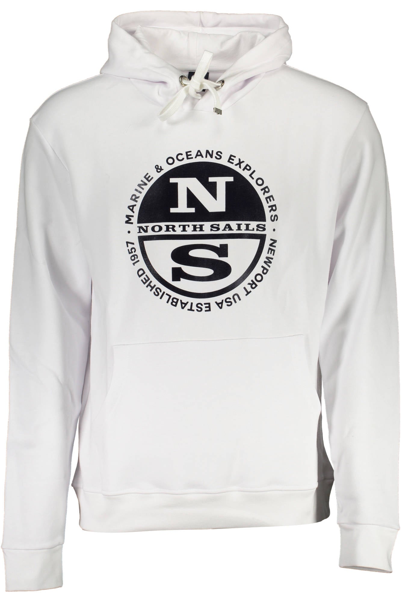 NORTH SAILS SWEATSHIRT OHNE REISSVERSCHLUSS HERREN WEISS