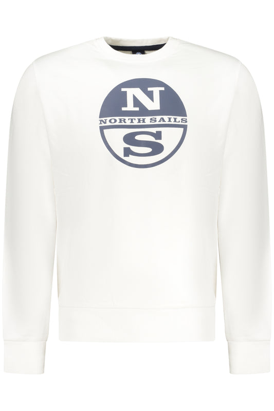 NORTH SAILS HERREN-SWEATSHIRT MIT REISSVERSCHLUSS, WEISS