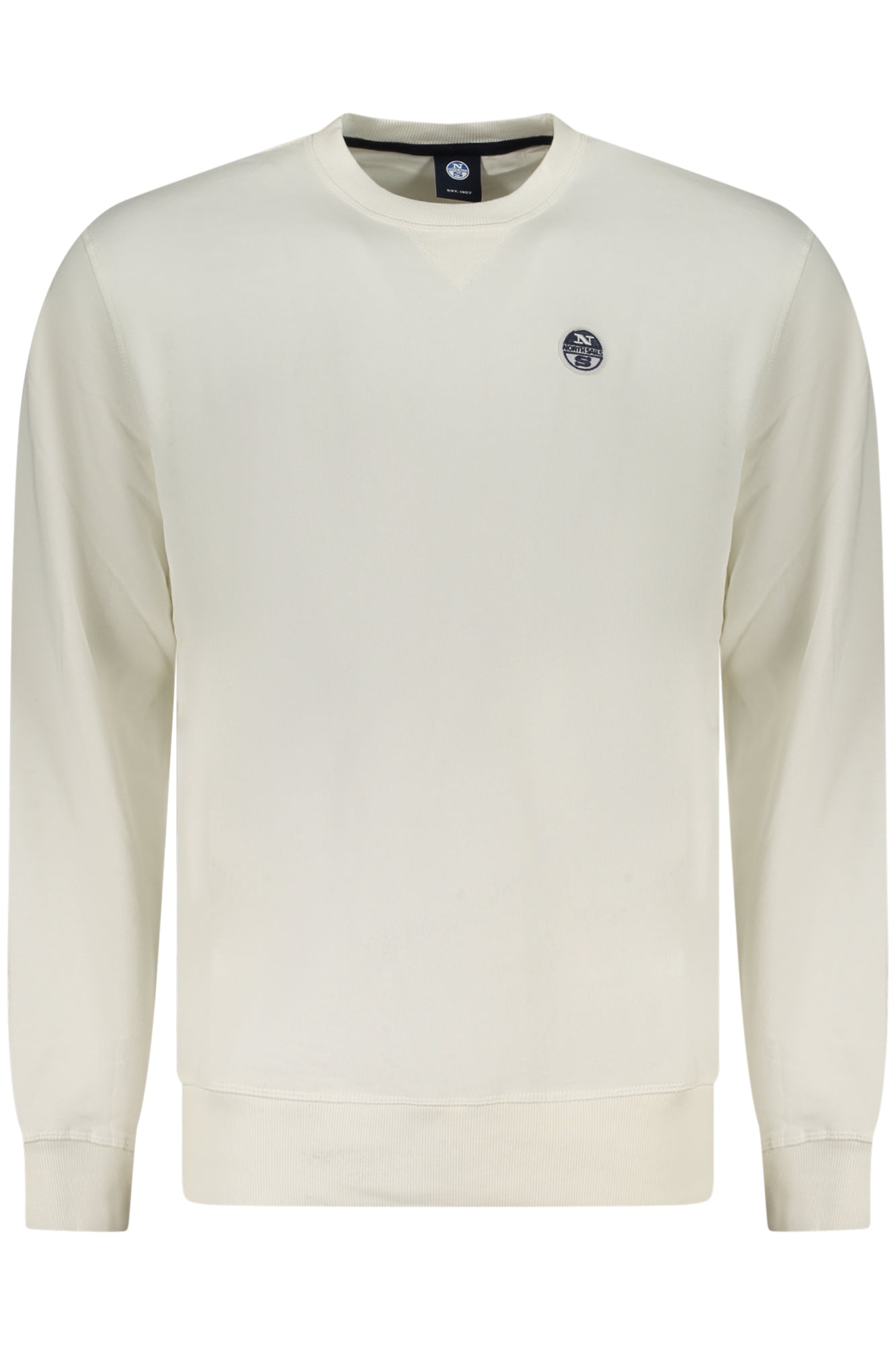 NORTH SAILS HERREN-SWEATSHIRT MIT ZIP WEISS