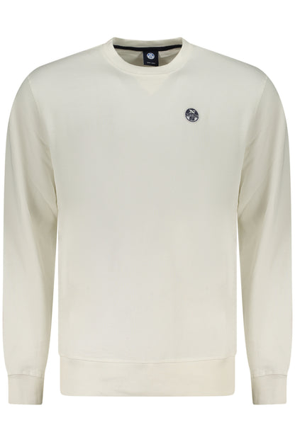 NORTH SAILS HERREN-SWEATSHIRT MIT ZIP WEISS
