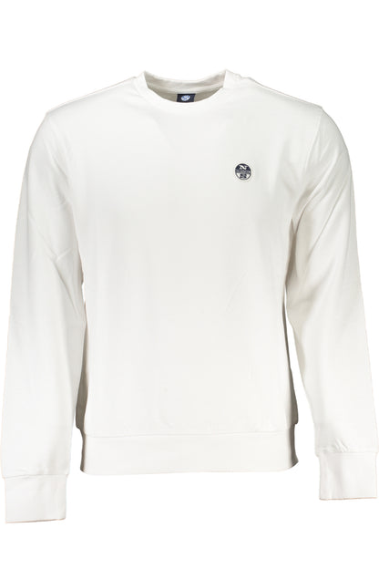 NORTH SAILS WEISSES SWEATSHIRT FÜR HERREN MIT REISSVERSCHLUSS