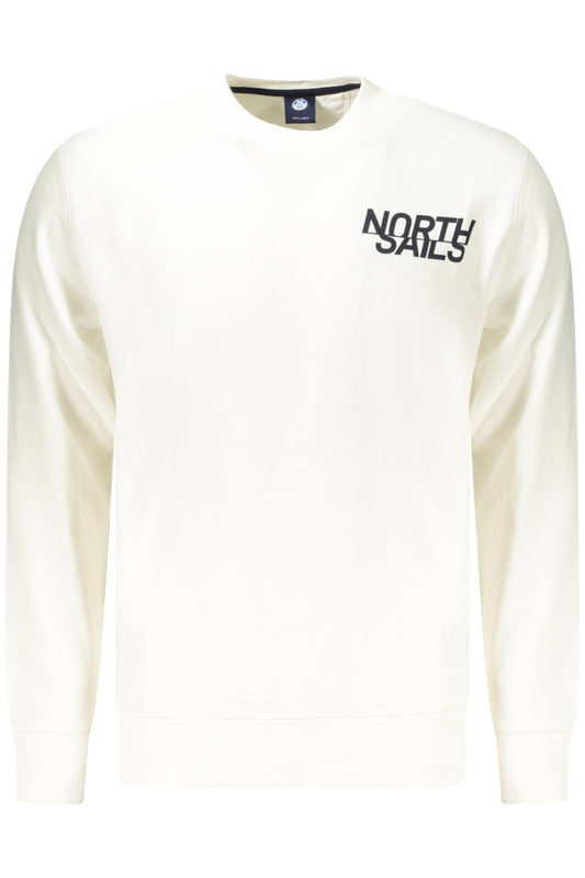 NORTH SAILS HERREN-SWEATSHIRT MIT ZIP WEISS