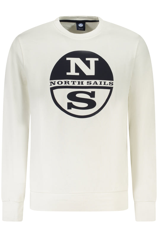 NORTH SAILS HERREN-SWEATSHIRT MIT ZIP WEISS