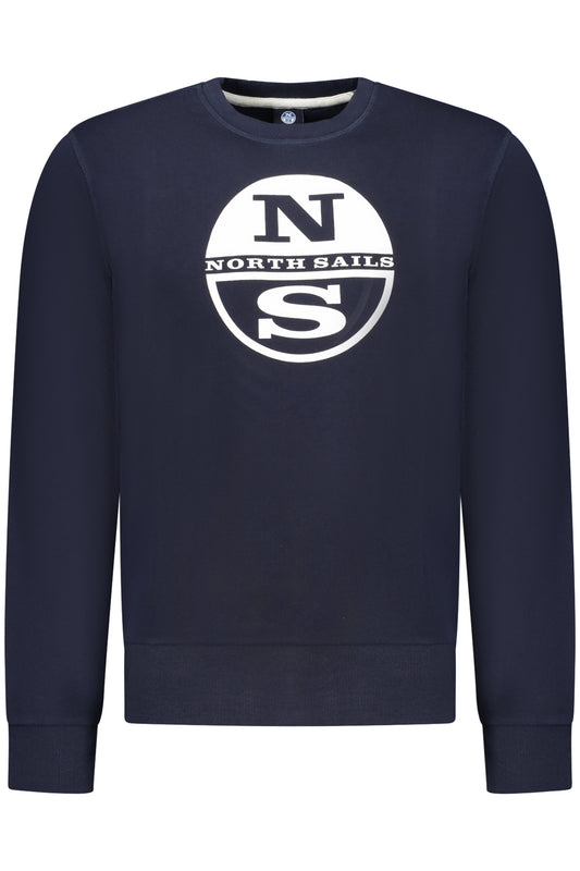 NORTH SAILS HERREN BLAUES SWEATSHIRT MIT REISSVERSCHLUSS
