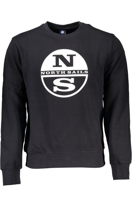 NORTH SAILS SCHWARZES HERREN-SWEATSHIRT MIT REISSVERSCHLUSS