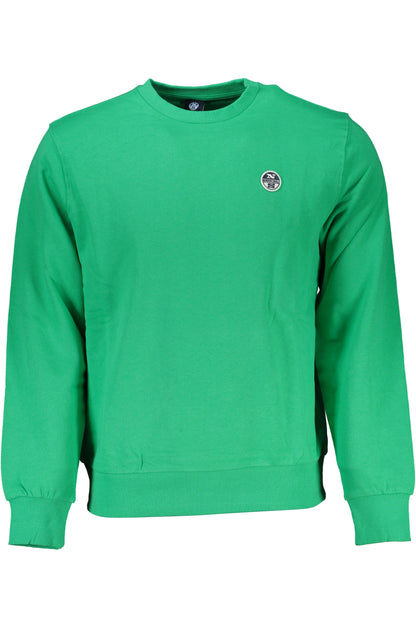 NORTH SAILS GRÜNES HERREN-SWEATSHIRT MIT REISSVERSCHLUSS
