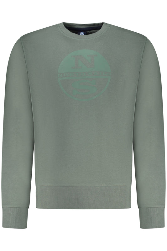 NORTH SAILS HERREN-SWEATSHIRT MIT REISSVERSCHLUSS, GRÜN