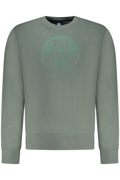 NORTH SAILS HERREN-SWEATSHIRT MIT REISSVERSCHLUSS, GRÜN