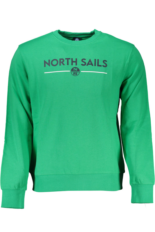 NORTH SAILS GRÜNES HERREN-SWEATSHIRT MIT REISSVERSCHLUSS