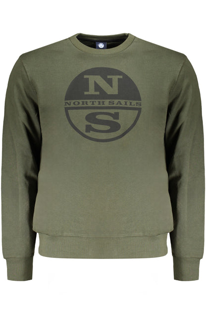 NORTH SAILS GRÜNES HERREN-SWEATSHIRT MIT REISSVERSCHLUSS