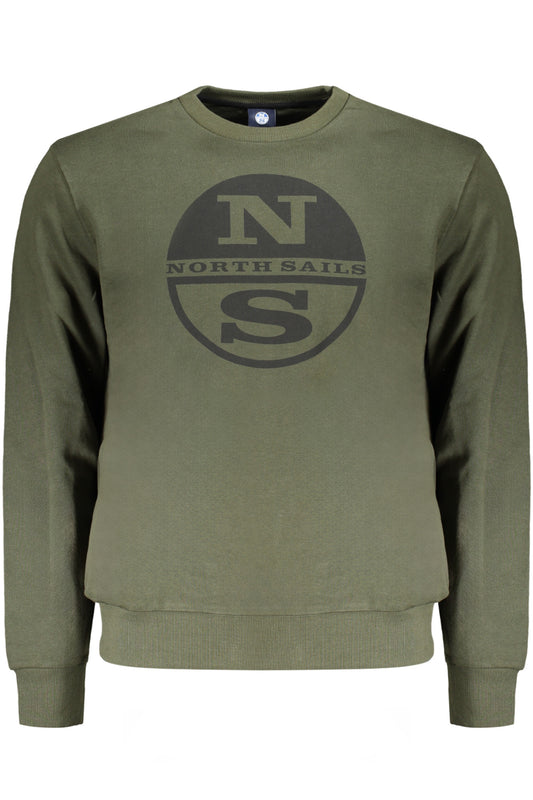 NORTH SAILS GRÜNES HERREN-SWEATSHIRT MIT REISSVERSCHLUSS