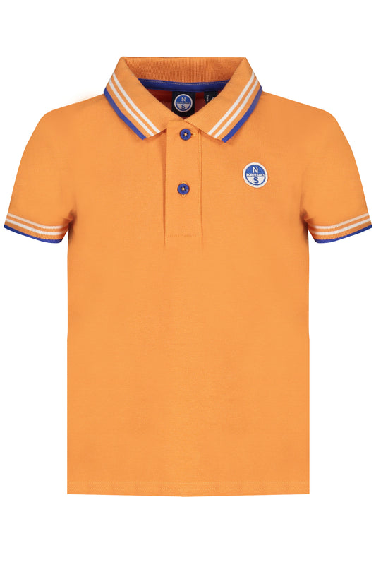 NORTH SAILS ORANGE KURZÄRMELIGES POLOSHIRT FÜR KINDER