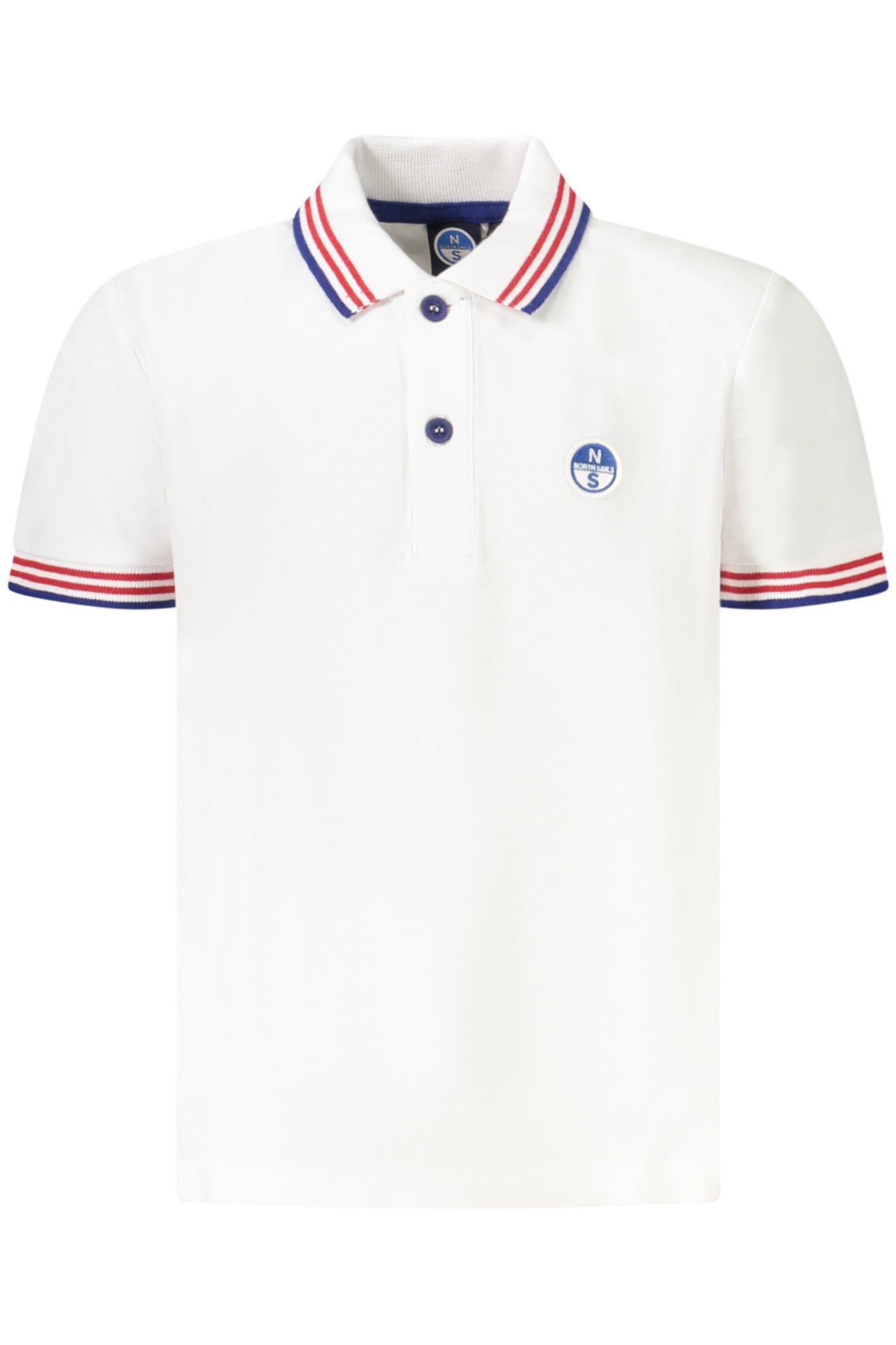 NORTH SAILS POLO KURZARM KINDER WEISS
