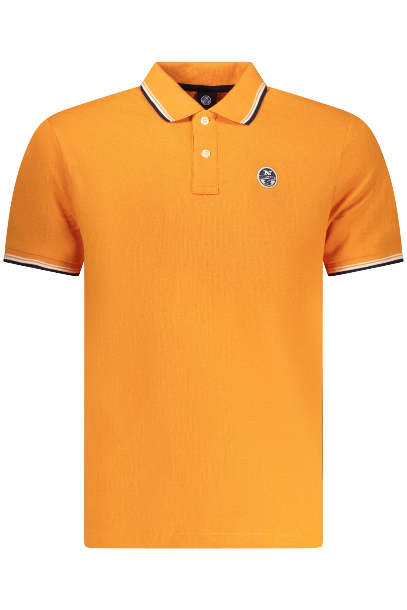 NORTH SAILS HERREN-POLOSHIRT MIT KURZEN ÄRMELN, ORANGE