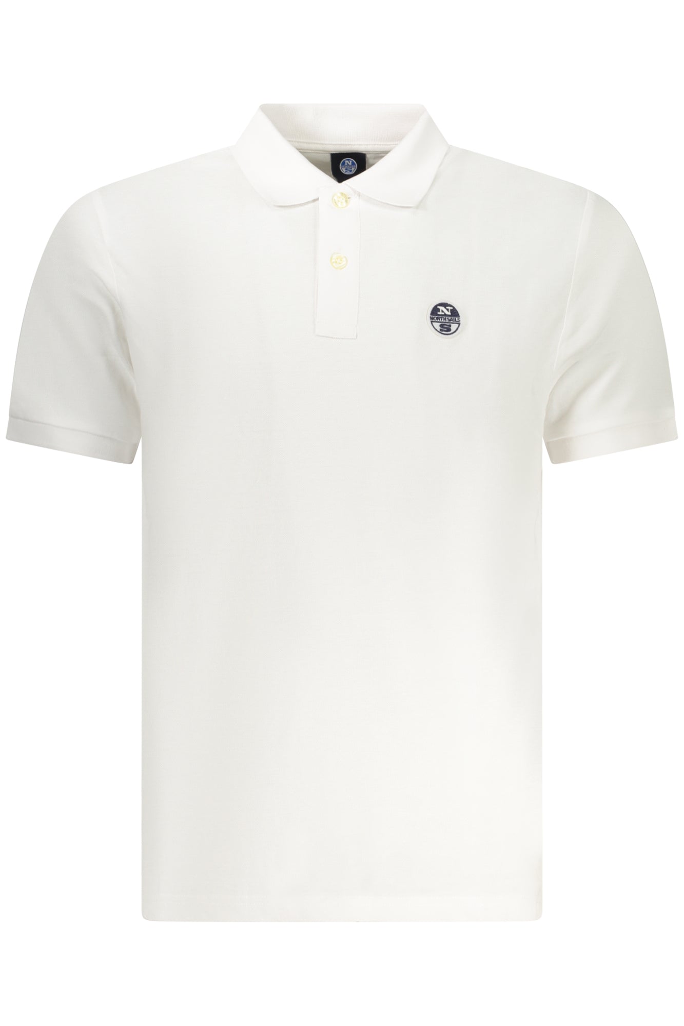 NORTH SAILS HERREN-POLOSHIRT MIT KURZEN ÄRMELN, WEISS