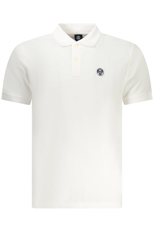 NORTH SAILS HERREN-POLOSHIRT MIT KURZEN ÄRMELN, WEISS