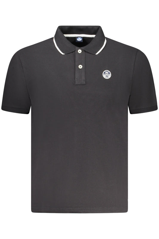 NORTH SAILS HERREN KURZARM POLO SCHWARZ
