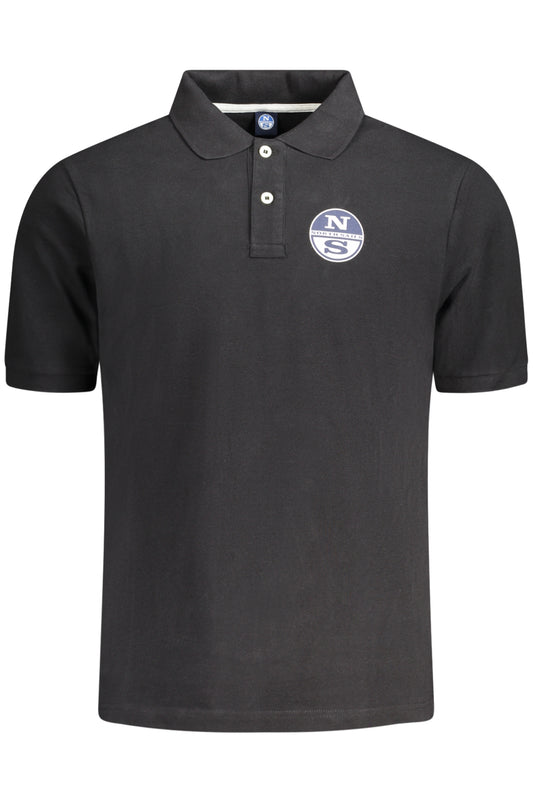 NORTH SAILS HERREN KURZARM POLO SCHWARZ