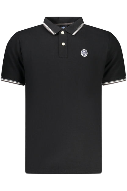 NORTH SAILS HERREN-POLOSHIRT MIT KURZEN ÄRMELN, SCHWARZ