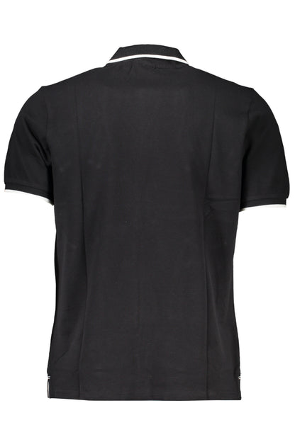 NORTH SAILS SCHWARZES KURZÄRMELIGES POLOSHIRT FÜR HERREN