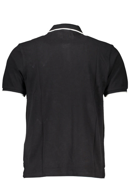 NORTH SAILS SCHWARZES KURZÄRMELIGES POLOSHIRT FÜR HERREN