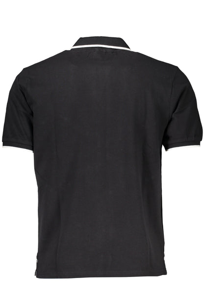 NORTH SAILS SCHWARZES KURZÄRMELIGES POLOSHIRT FÜR HERREN