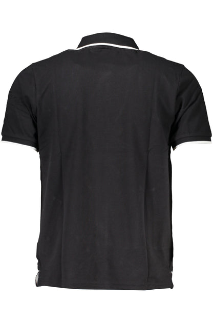 NORTH SAILS SCHWARZES KURZÄRMELIGES POLOSHIRT FÜR HERREN