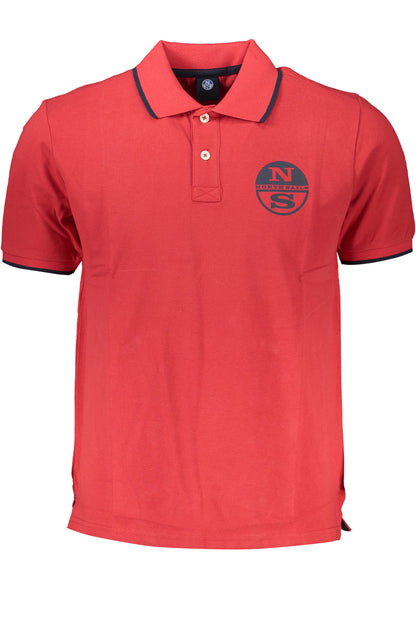 NORTH SAILS HERREN-POLOSHIRT MIT KURZÄRMELN, ROT
