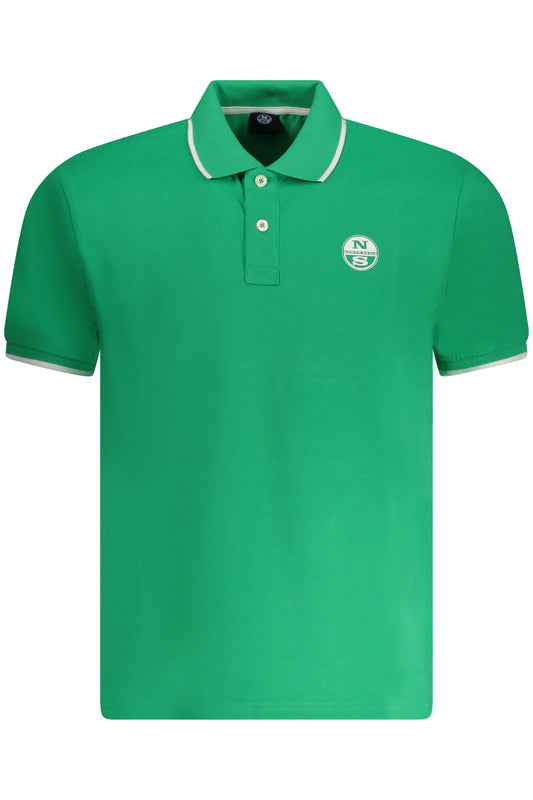 NORTH SAILS HERREN-POLOSHIRT MIT KURZEN ÄRMELN, GRÜN