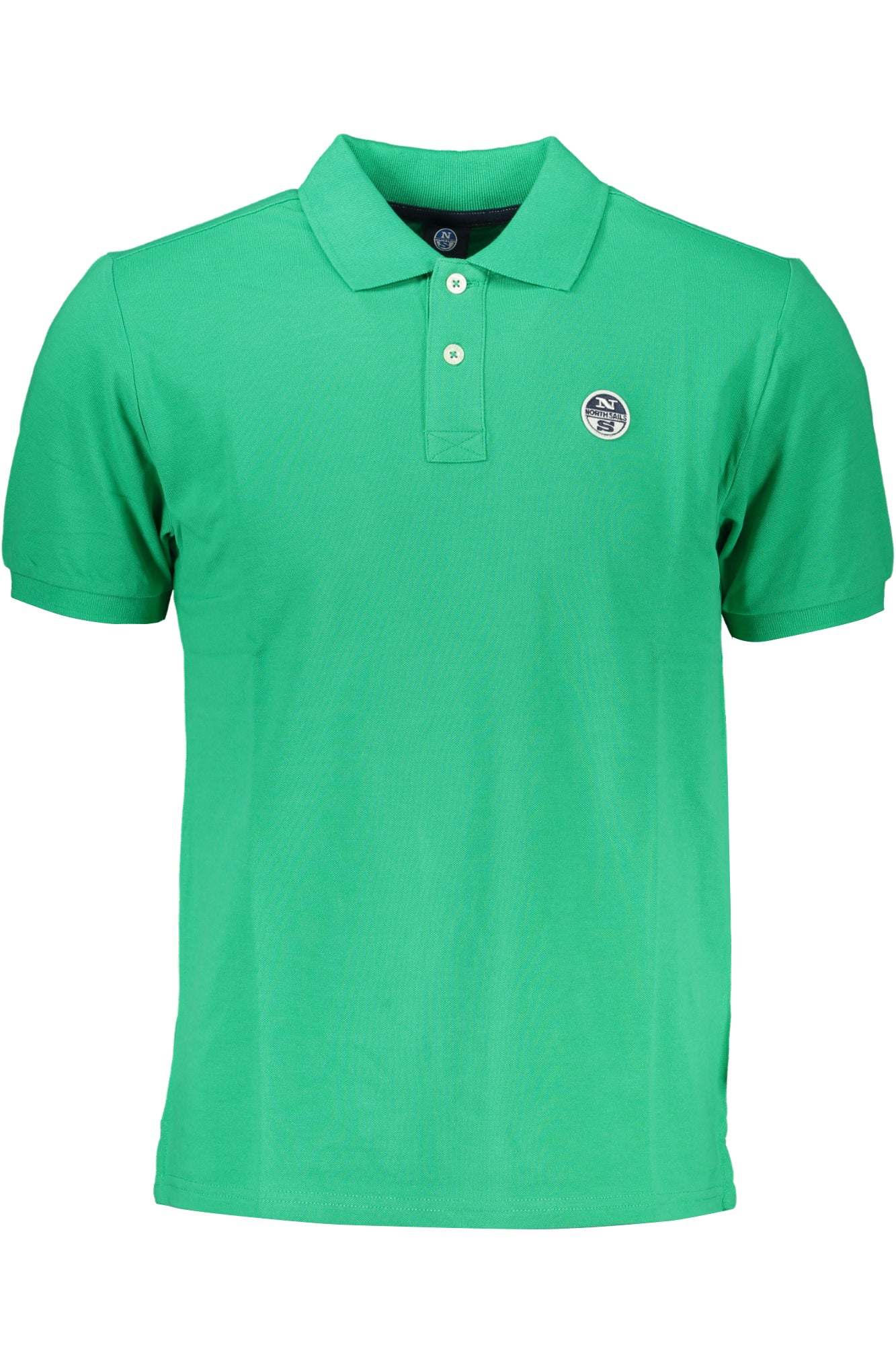 NORTH SAILS GRÜNES KURZÄRMELIGES POLOSHIRT FÜR HERREN