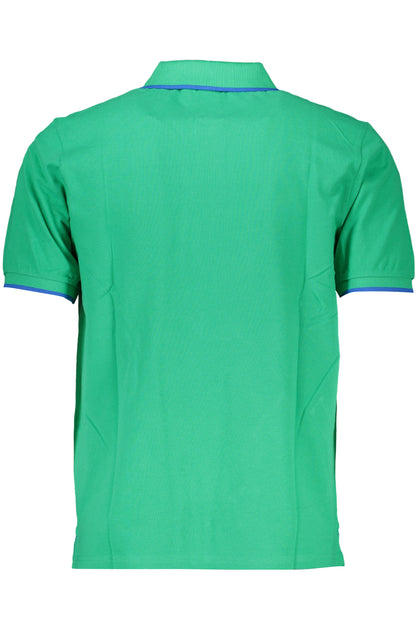 NORTH SAILS GRÜNES KURZÄRMELIGES POLOSHIRT FÜR HERREN