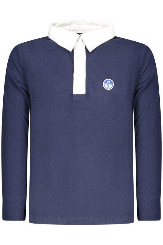 NORTH SAILS KINDER LANGÄRMLIGES POLOSHIRT, BLAU