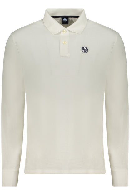 NORTH SAILS HERREN LANGARM POLOSHIRT WEISS
