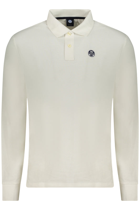 NORTH SAILS HERREN LANGARM POLOSHIRT WEISS