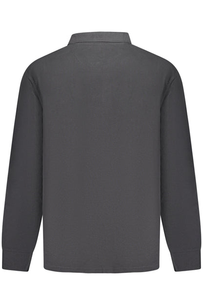 NORTH SAILS HERREN LANGARM POLOSHIRT, SCHWARZ