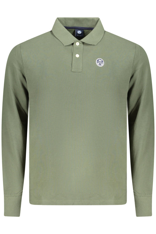 NORTH SAILS HERREN LANGARM POLOSHIRT, GRÜN